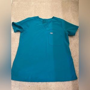 Figs Catarina top- teal